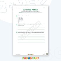Zeszyt ćwiczeń – Pisownia z dowodem: Piszę poprawnie w tekście — przykładowa karta pracy 2