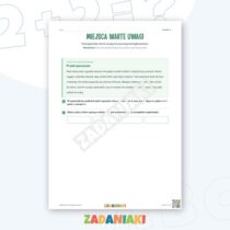 Zeszyt ćwiczeń – Dyktando z przygotowaniem: Piszę poprawnie w tekście — przykładowa karta pracy 1