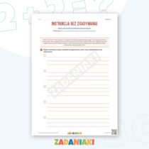 Zeszyt ćwiczeń – Instrukcja sprawdzona przez czytelnika: Piszę samodzielnie krok po kroku — przykładowa karta pracy 2