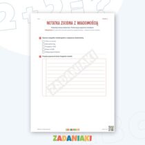 Zeszyt ćwiczeń – Słucham, notuję, dopytuję: Piszę samodzielnie krok po kroku — przykładowa karta pracy 2