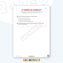 Zeszyt ćwiczeń – Mówię tak, żeby zrozumieli: Piszę samodzielnie krok po kroku — przykładowa karta pracy 1