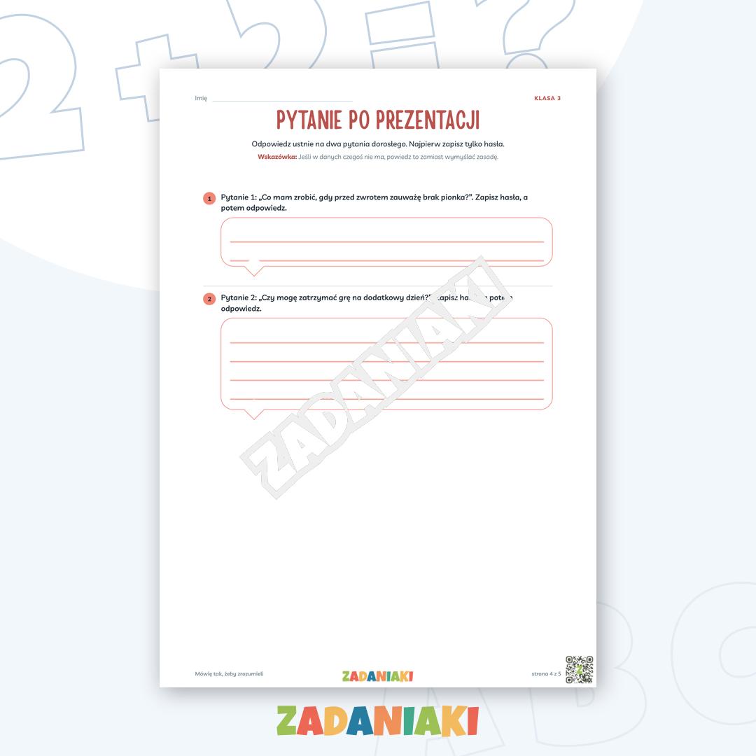 Zeszyt ćwiczeń – Mówię tak, żeby zrozumieli: Piszę samodzielnie krok po kroku — podgląd 4