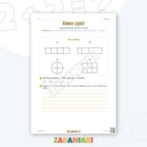 Zeszyt ćwiczeń – Części całości: Ćwiczę język i logiczne myślenie — przykładowa karta pracy 1