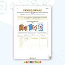 Zeszyt ćwiczeń – Opakowanie, które chroni: Ćwiczę język i logiczne myślenie — przykładowa karta pracy 2