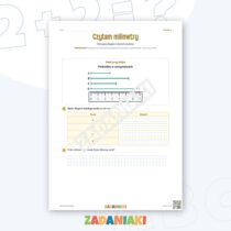 Zeszyt ćwiczeń – Jednostki długości: Ćwiczę język i logiczne myślenie — przykładowa karta pracy 1