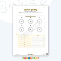 Zeszyt ćwiczeń – Ile czasu mija: Ćwiczę język i logiczne myślenie — przykładowa karta pracy 1