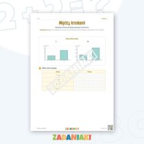 Zeszyt ćwiczeń – Wykresy słupkowe: Ćwiczę język i logiczne myślenie — przykładowa karta pracy 2