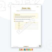 Zeszyt ćwiczeń – Zbieram i porządkuję dane: Ćwiczę język i logiczne myślenie — przykładowa karta pracy 2