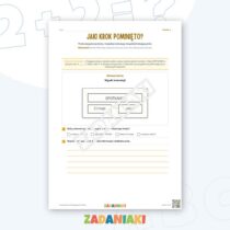 Zeszyt ćwiczeń – Instrukcja bez brakujących kroków: Ćwiczę język i logiczne myślenie — przykładowa karta pracy 2