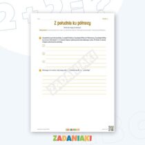 Zeszyt ćwiczeń – Kierunki na mapie Polski: Ćwiczę język i logiczne myślenie — przykładowa karta pracy 2