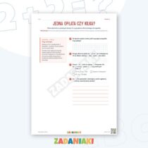 Zeszyt ćwiczeń – Sprawdzam ofertę: Ćwiczę język i logiczne myślenie — przykładowa karta pracy 2