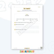Zeszyt ćwiczeń – Czas w zadaniach: Ćwiczę język i logiczne myślenie — przykładowa karta pracy 1