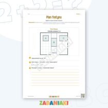 Zeszyt ćwiczeń – Festyn klasowy: Ćwiczę język i logiczne myślenie — przykładowa karta pracy 1
