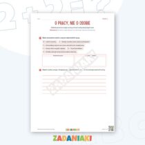 Zeszyt ćwiczeń – Informacja zwrotna, która pomaga: Buduję poprawne zdania — przykładowa karta pracy 1