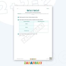 Zeszyt ćwiczeń – English: pytam o informacje: Dobieram słowa świadomie — przykładowa karta pracy 2