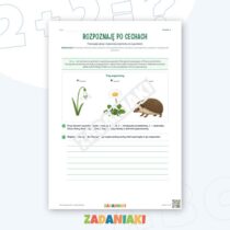 Zeszyt ćwiczeń – Chronię gatunki w mojej okolicy: Ćwiczę język i logiczne myślenie — przykładowa karta pracy 1