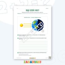 Zeszyt ćwiczeń – Ziemia, Słońce i rok: Ćwiczę język i logiczne myślenie — przykładowa karta pracy 1