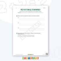 Zeszyt ćwiczeń – Przygotowuję prosty zimny posiłek: Ćwiczę język i logiczne myślenie — przykładowa karta pracy 2