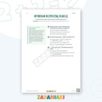 Zeszyt ćwiczeń – Gdy pogoda staje się niebezpieczna: Ćwiczę język i logiczne myślenie — przykładowa karta pracy 2