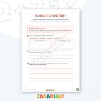 Zeszyt ćwiczeń – Potrzeby, zachcianki i wybory: Ćwiczę język i logiczne myślenie — przykładowa karta pracy 1