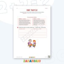 Zeszyt ćwiczeń – Tradycje regionów i rodzin: Buduję poprawne zdania — przykładowa karta pracy 1