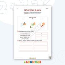 Zeszyt ćwiczeń – Próbuję technik plastycznych: Piszę samodzielnie krok po kroku — przykładowa karta pracy 1