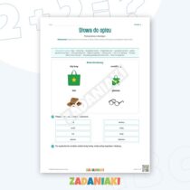 Zeszyt ćwiczeń – English: opisuję rzeczy i osoby: Dobieram słowa świadomie — przykładowa karta pracy 1