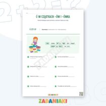 Zeszyt ćwiczeń – Ortografia ó i u: 5 kart do pewniejszej pisowni — przykładowa karta pracy 2