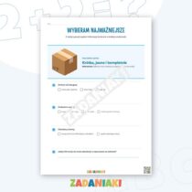 Zeszyt ćwiczeń – Notatka, ogłoszenie i wiadomość: pisz krótko, jasno i kompletnie — przykładowa karta pracy 1