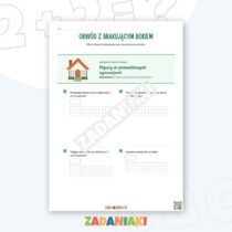 Zeszyt ćwiczeń – Geometria w praktyce: trenuj figury i obwód na konkretnych zadaniach — przykładowa karta pracy 2