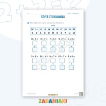 Zeszyt ćwiczeń – Dodaję przez dziesiątkę: Rozumiem matematykę krok po kroku — przykładowa karta pracy 2