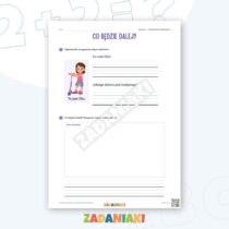 Zeszyt ćwiczeń – Pisanie do obrazka: Zabawki (klasa 1, etap 3) — przykładowa karta pracy 2