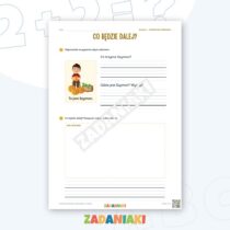 Zeszyt ćwiczeń – Pisanie do obrazka: Jesień (klasa 1, etap 3) — przykładowa karta pracy 2