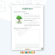 Zeszyt ćwiczeń – Pisanie do obrazka: Wiosna i lato (klasa 1, etap 3) — przykładowa karta pracy 2