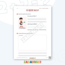 Zeszyt ćwiczeń – Pisanie do obrazka: Instrumenty (klasa 1, etap 3) — przykładowa karta pracy 2