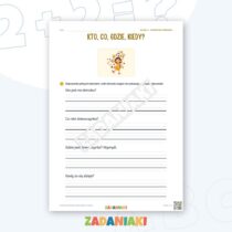 Zeszyt ćwiczeń – Pisanie do obrazka: Jesień (klasa 2, etap 1) — przykładowa karta pracy 1