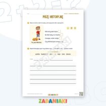 Zeszyt ćwiczeń – Pisanie do obrazka: Jesień (klasa 2, etap 1) — przykładowa karta pracy 2