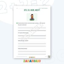 Zeszyt ćwiczeń – Pisanie do obrazka: Wiosna i lato (klasa 2, etap 1) — przykładowa karta pracy 1