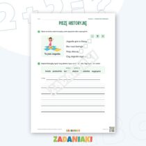 Zeszyt ćwiczeń – Pisanie do obrazka: Wiosna i lato (klasa 2, etap 1) — przykładowa karta pracy 2
