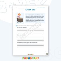 Zeszyt ćwiczeń – Pisanie do obrazka: Szkoła (klasa 2, etap 1) — przykładowa karta pracy 1