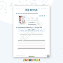 Zeszyt ćwiczeń – Pisanie do obrazka: Szkoła (klasa 2, etap 1) — przykładowa karta pracy 2