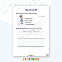 Zeszyt ćwiczeń – Pisanie do obrazka: Sport (klasa 2, etap 1) — przykładowa karta pracy 2