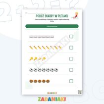 Zeszyt ćwiczeń – Liczę do dziesięciu: licz zbiory i zapisuj wyniki od 1 do 10 — przykładowa karta pracy 2