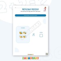 Zeszyt ćwiczeń – Dodaję i zabieram: rozwiązuj proste zmiany na obrazkach — przykładowa karta pracy 1