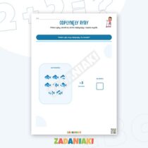 Zeszyt ćwiczeń – Dodaję i zabieram: rozwiązuj proste zmiany na obrazkach — przykładowa karta pracy 2