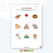 Zeszyt ćwiczeń – Rymy w nowej zabawie — przykładowa karta pracy 1