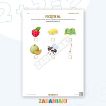 Zeszyt ćwiczeń – Słucham pierwszej sylaby — przykładowa karta pracy 2