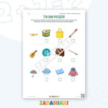 Zeszyt ćwiczeń – Pary z tą samą głoską — przykładowa karta pracy 2