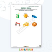Zeszyt ćwiczeń – Składam krótkie słowa — przykładowa karta pracy 2