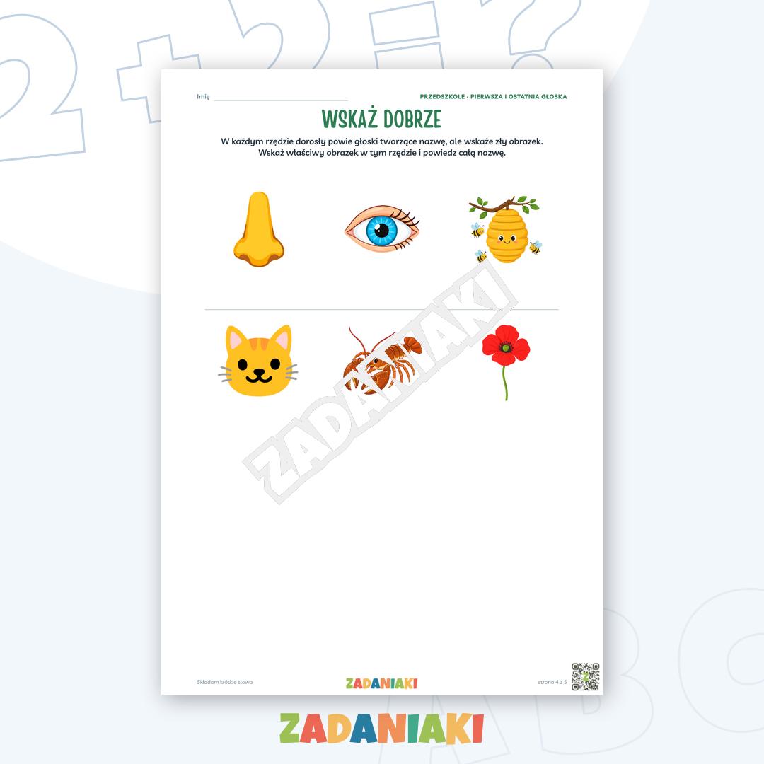 Zeszyt ćwiczeń – Składam krótkie słowa — podgląd 4